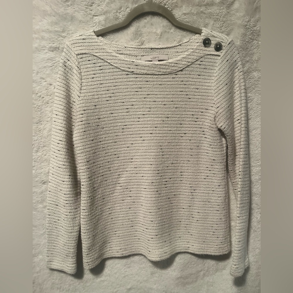 LOFT Women's knit Sweater- light cotton blend